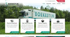 Desktop Screenshot of boekestijntransport.com
