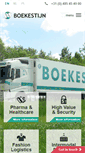 Mobile Screenshot of boekestijntransport.com